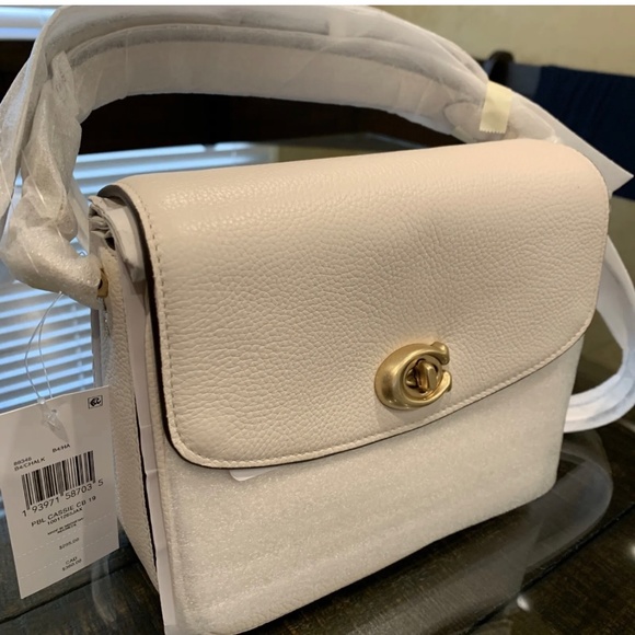 Coach Polished Pebbled Leather Cassie Crossbody 19
